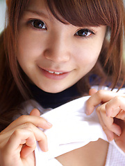 Manami Sato Asian in sports equipment can´t wait to play ball